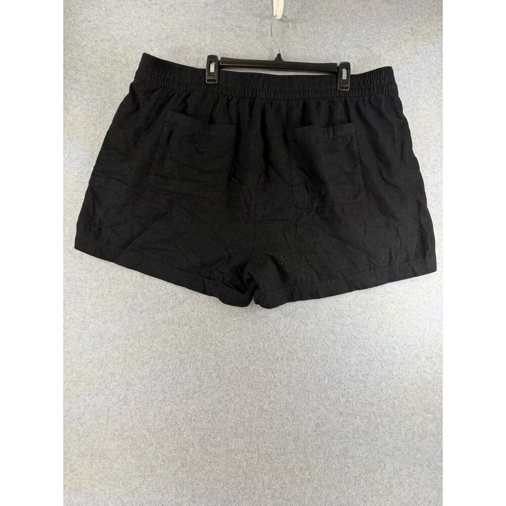 Old Navy Women’s XXL Black Pull-On Shorts Elastic Waist Pockets 3693